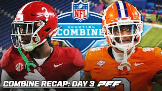 2024 NFL Combine Day Three Recap  PFF [upl. by Schuster]