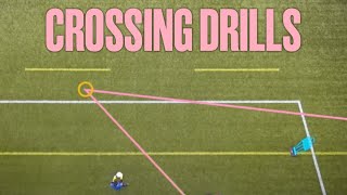 Crossing Training Drills  Football Coaching  What It Takes [upl. by Merchant]