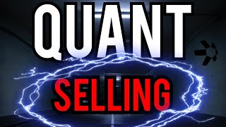 🚨 QUANT  SELLING❗ITS CATCHUP TIME❓ QUANT [upl. by Esorylime]