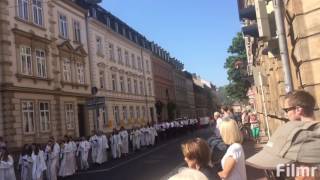 Corpus Christi Fronleichnam in Bamberg  Germany 2017 [upl. by Iel552]