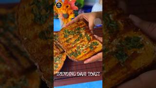 TRENDING DAHI TOAST  5 Mins Healthy Breakfast Idea  How To Make Dahi Toast shortsindia shorts [upl. by Lagas802]