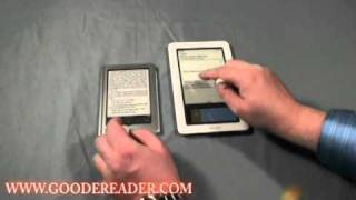 Sony PRS350 VS the Barnes and Noble Nook WIFI [upl. by Ardnazxela]