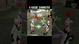 4 Kassie Character Ability Test 🔥 Free Fire New Character Kassie Skill srikantaff [upl. by Edgell]