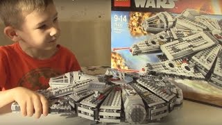 Timka LEGO Star Wars set 75105 Millenium Falcon [upl. by Cantu282]