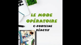 Le mode opératoire CRP manuelle part 1 CRP بالعربية [upl. by Enailil]