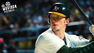 Hattebergs Homerun Victory Moment  Moneyball Brad Pitt Jonah Hill [upl. by Attenaj]