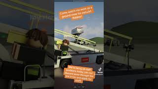 Come watch me work as ground crew for easyJet Roblox [upl. by Aciamaj]