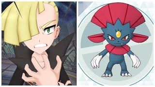 Pokemon Masters EX Edgy Gladion amp Weavile Showcase [upl. by Anaerda]