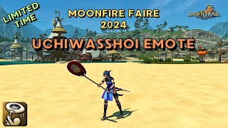 Uchiwasshoi  Emote Showcase  FFXIV Moonfire Faire 2024 [upl. by Melvena]