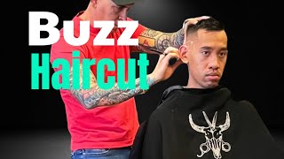 Epic Haircut Transformation quotBuzz Haircutquot Trend in 2024 by Thomas [upl. by Nedry]