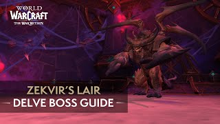 Zekvirs Lair Delve Boss Guide  The War Within Season 1 [upl. by Halbert]