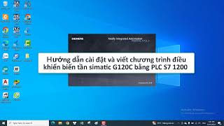 Simatic G120C PLC S7 1200 commissioning [upl. by Bertram92]