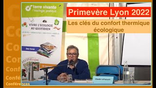 Conférence au salon Primevère  quotLes clés du confort thermiques écologiquequot [upl. by Dippold]