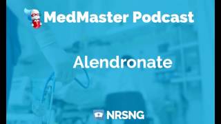 Alendronate Nursing Considerations Side Effects and Mechanism of Action Pharmacology for Nurses [upl. by Rivalee]