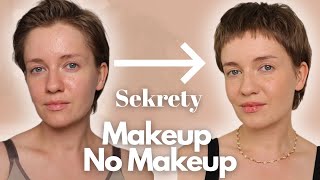 MAKEUP NO MAKEUP  moje triki na idealny niewidoczny makijaż [upl. by Alene281]