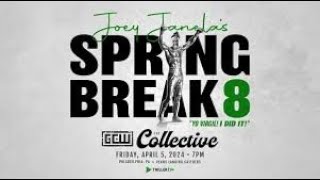 GCW Joey Janelas Spring Break 8 2024 Review Roberts Sports Show [upl. by Haleemaj199]