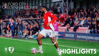 HIGHLIGHTS  Salford City 21 Cheltenham Town [upl. by Corry492]