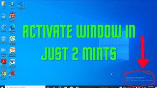 Activate Window 10  How to activate window 10 for free  Complete Guide [upl. by Adamina]