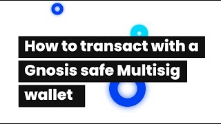 How to setup a MULTI SIG Wallet with Metamask  ie a Gnosis Safe Wallet [upl. by Hannavahs944]