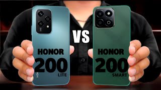 Honor 200 Lite Vs Honor 200 Smart  Full Comparison ⚡ [upl. by Aoket]