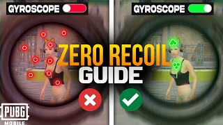 How To HOLD PHONE and Get Zero Recoil In PUBG MOBILEBGMI  Gyroscope and ADS Guide [upl. by Geier]