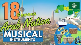 PART2 18 FAMOUS ARAB NATION MUSICAL INSTRUMENTS  MEMBRANOPHONE AND IDIOPHONE [upl. by Savannah]