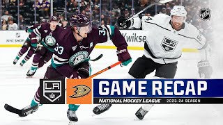 Kings  Ducks 49  NHL Highlights 2024 [upl. by Clarissa]