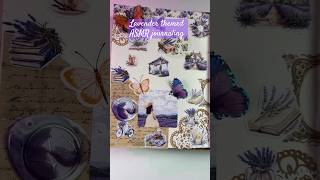 Lavender LushASMR video asmr asmrsounds scrapbooking journaling relax lavender [upl. by Aileve]