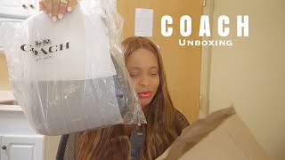 COACH TERI SHOULDER BAG UNBOXING AND REVIEW [upl. by Uriel]