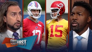 Bills GM claps back at Josh Allen critics Chiefs mostbet team to win SB LIX  FIRST THINGS FIRST [upl. by Llejk978]