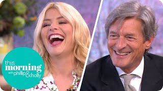 Nigel Havers Gets Flirty With Holly on the Sofa  This Morning [upl. by Shulamith]