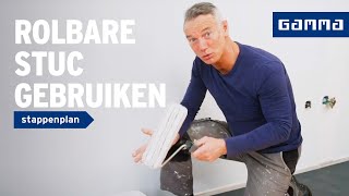 Zelf stucen met rolbare stuc een perfecte gladde muur [upl. by Ennovaj]