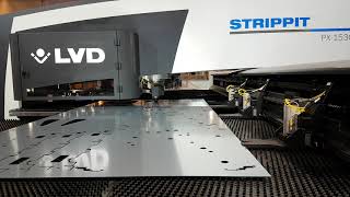 LVD Strippit PX punch press with FAP automation [upl. by Ganny]