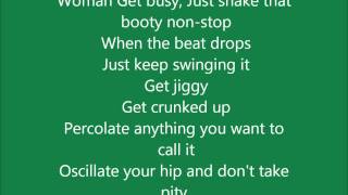 Sean Paul Get Busy Lyrics [upl. by Enalahs65]