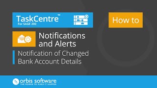 Notifications and Alerts How To  Notification of Changed Bank Account Details [upl. by Ennairak4]