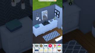 The Sims 4 ASMR MODERN BATHROOM IDEA✨thesims4 simstok sims4 sims ts4 thesims simstips [upl. by Timothea109]