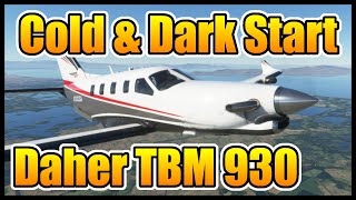 Daher TBM 930 Startup Tutorial w Checklists MSFS2020 [upl. by Cestar608]