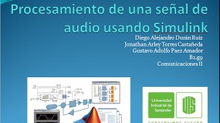 6 Procesamiento de una señal de audio usando simulink [upl. by Sosthenna404]