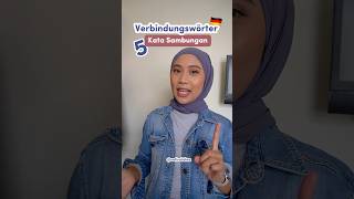 Verbindungswörter  Kata Sambung Jerman Part 1  Safira Lidina shorts shortsvideo bahasajerman [upl. by Attelrak]