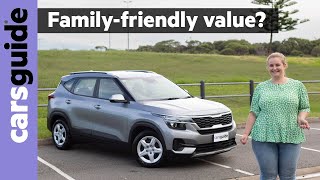 2022 Kia Seltos review The entrygrade S a solid family choice for value practicality and more [upl. by Otreblide]