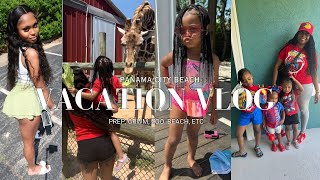 VACATION VLOG Spring Break Prep GRWM Zoo World Beach Day  etc [upl. by Kcod]