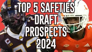 Top 5 Safeties in 2024 NFL Draft Tyler Nubin Kamren Kinchens amp More [upl. by Addam872]