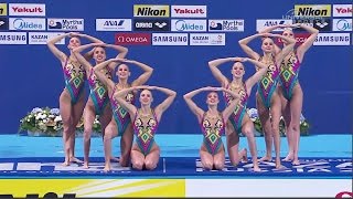 Russia wins 2015 Synchro Team Tech Champs  Universal Sports [upl. by Vanny674]