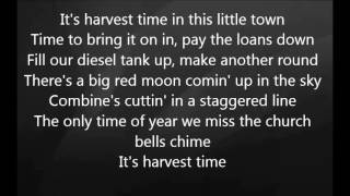 Luke Bryan  Its Harvest Time with Lyrics [upl. by Laius]