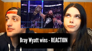 WWE Elimination Chamber REACTION BRAY WYATT WINS WWE TITLE [upl. by Eisdnyl807]