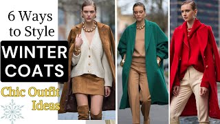 Fall WINTER COATS and Styling Ideas  6 Types of Winter Coats and How to Style Them winterstyle [upl. by Worrell]