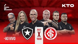 AO VIVO SUPER JORNADA KTO BOTAFOGO X INTERNACIONAL  CAMPEONATO BRASILEIRO  194 [upl. by Fin]