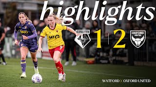 Watford 12 Oxford United  Highlights [upl. by Avelin]