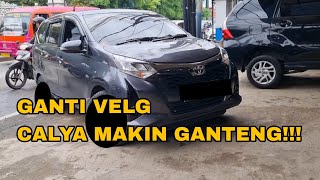 Modifikasi Velg Simple Elegan Toyota Calya Jadi Makin Ganteng [upl. by Yevoc]