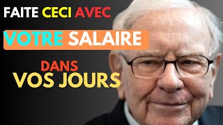 Faite ceci avec votre salaire dans vos jours avenir [upl. by Ataymik]